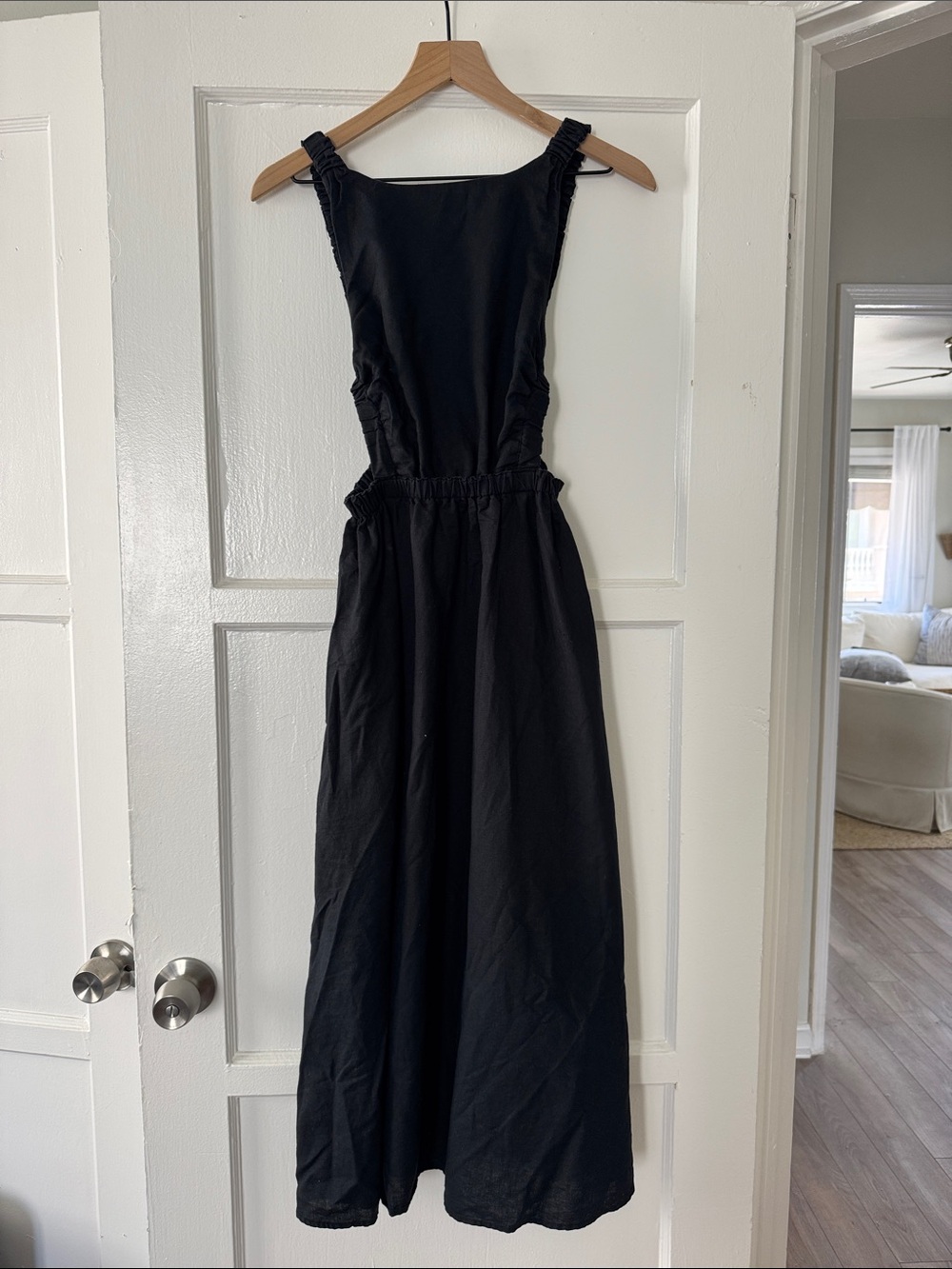 Black Open Back Sundress - Beginning Boutique